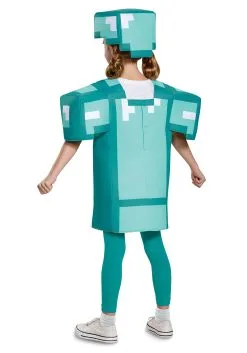 Disguise Kid's Minecraft Classic Armor Costume -Video Game Costumes Shop minecraft child armor classic costume alt 2