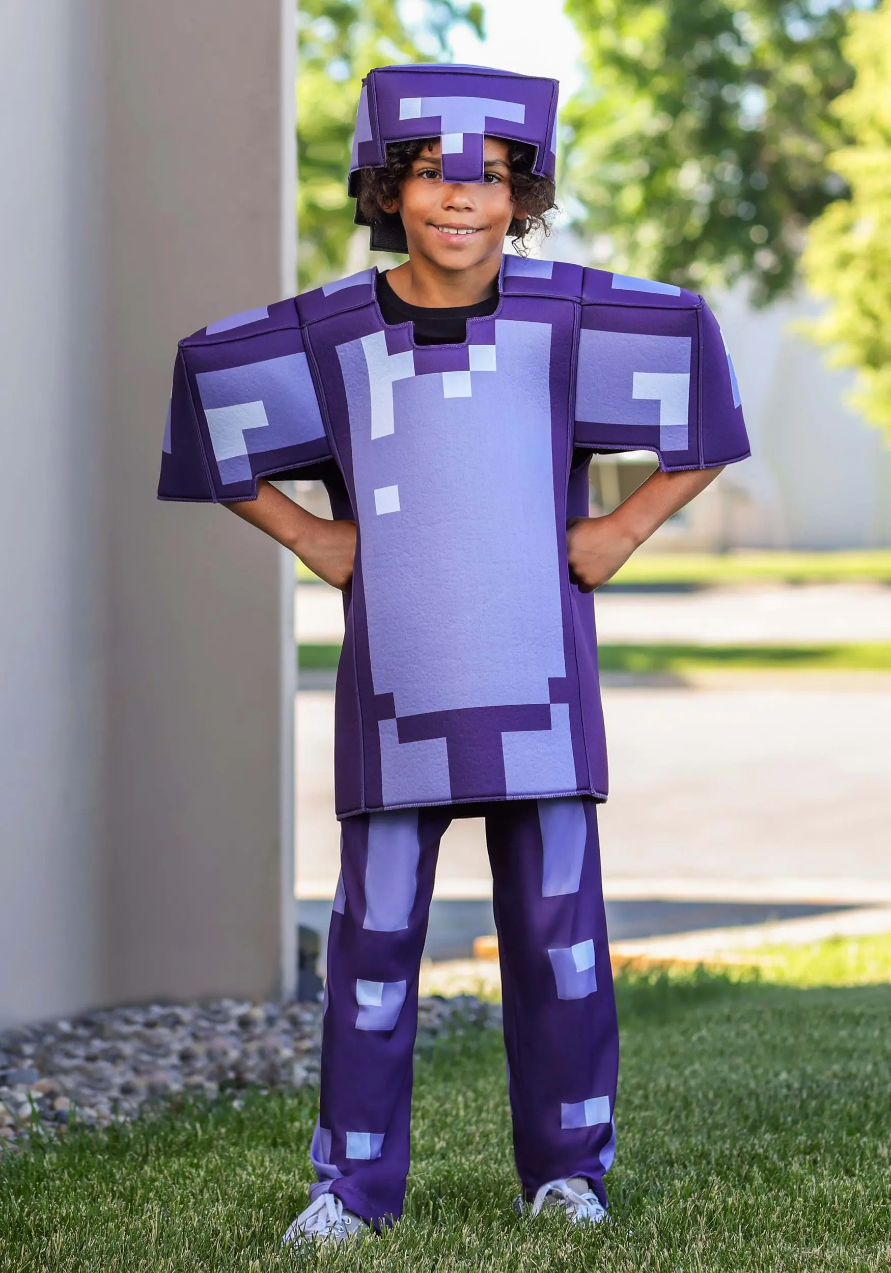 Disguise Limited Kid's Minecraft Enchanted Armor Deluxe Kid's Costume 4 Disguise Limited Kid's Minecraft Enchanted Armor Deluxe Kid's Costume - Image 2