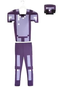 Disguise Limited Kid's Minecraft Enchanted Armor Deluxe Kid's Costume 17 Disguise Limited Kid's Minecraft Enchanted Armor Deluxe Kid's Costume -Video Game Costumes Shop minecraft enchanted diamond armor deluxe child cos alt 7
