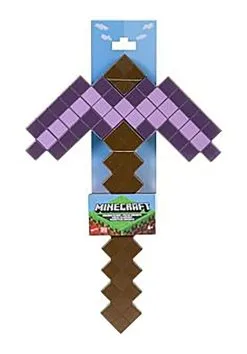 MATTEL Minecraft Enchanted Pickaxe Toy Accessory -Video Game Costumes Shop minecraft enchanted pickaxe alt 3