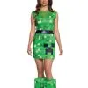 Disguise Minecraft Women's Creeper Costume -Video Game Costumes Shop minecraft womens creeper costume dlc