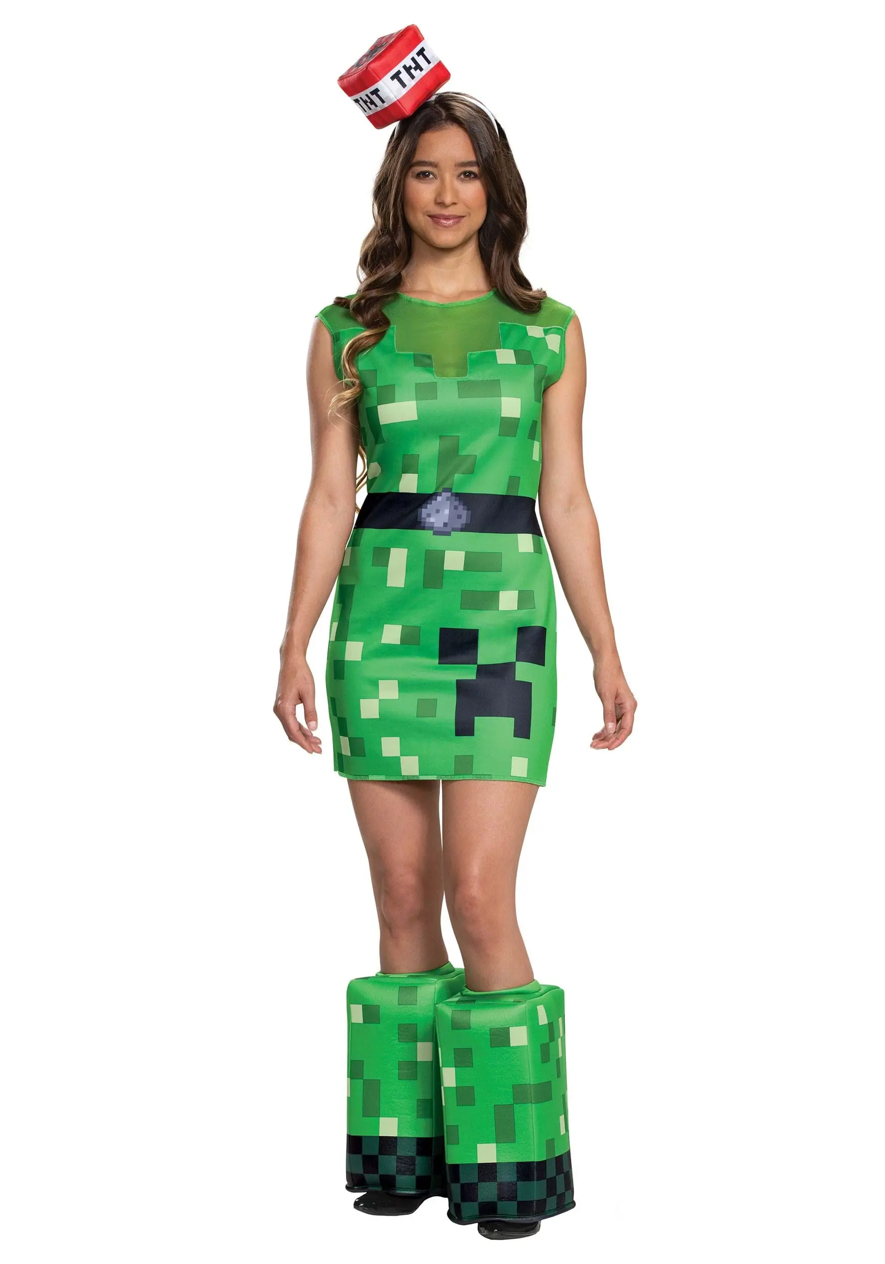 Disguise Minecraft Women's Creeper Costume 3 Disguise Minecraft Women's Creeper Costume