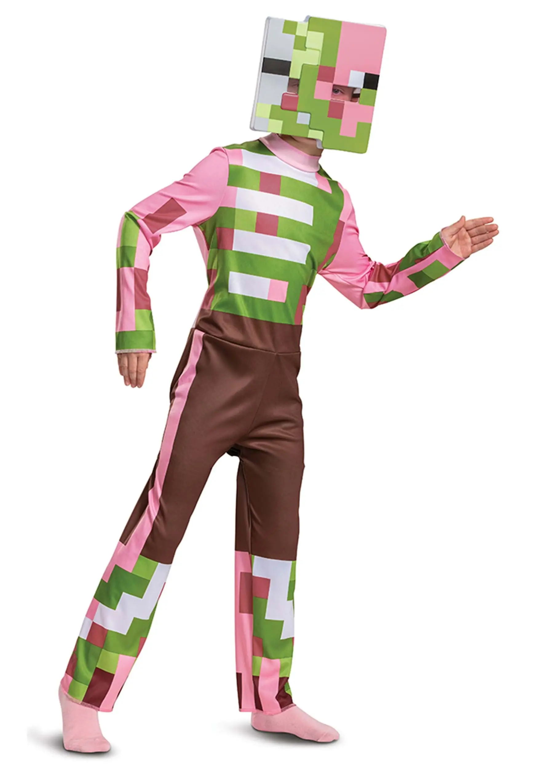 Disguise Kid's Minecraft Zombie Pigman Costume 3 Disguise Kid's Minecraft Zombie Pigman Costume