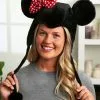 Elope Disney Minnie Mouse Hoodie Hat -Video Game Costumes Shop minnie mouse hoodie hat