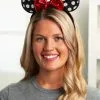 Elope Disney Minnie Mouse Sequined Ears Headband -Video Game Costumes Shop minnie mouse polka dot sequined ears headband