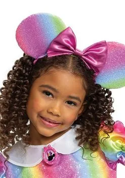 Disguise Minnie Mouse Rainbow Minnie Toddler Costume 9 Disguise Minnie Mouse Rainbow Minnie Toddler Costume -Video Game Costumes Shop minnie mouse rainbow minnie toddler costume alt 2