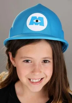 Elope Disney Monsters Inc Hard Hat Costume Accessory For Kids -Video Game Costumes Shop monsters inc hard hat accessory alt 4