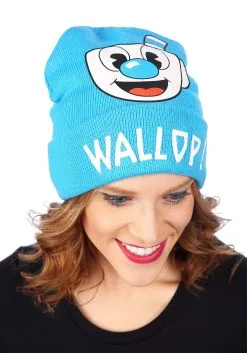 Elope Cuphead | Mugman Printed Folded Cuff Knitted Winter Hat 11 Elope Cuphead | Mugman Printed Folded Cuff Knitted Winter Hat -Video Game Costumes Shop mugman printed folded cuff knitted winter hat alt 4
