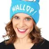 Elope Cuphead | Mugman Printed Folded Cuff Knitted Winter Hat -Video Game Costumes Shop mugman printed foldup knit beanie update