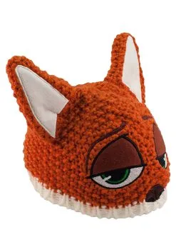 Elope Disney Nick Wilde Costume Knit Beanie 8 Elope Disney Nick Wilde Costume Knit Beanie -Video Game Costumes Shop nick wilde knit beanie alt 2