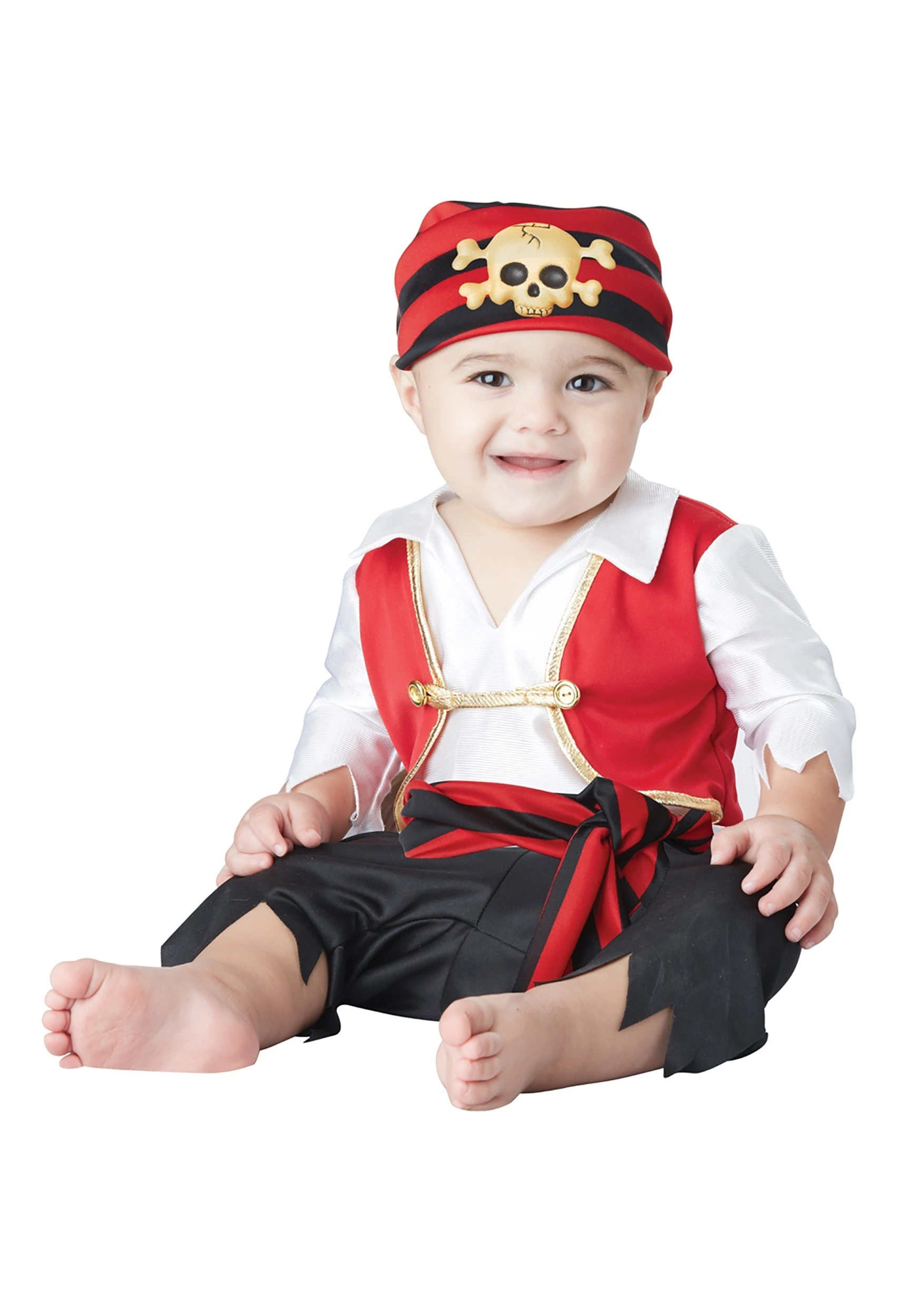 California Costume Collection Pee Wee Pirate Costume For Infants 3 California Costume Collection Pee Wee Pirate Costume For Infants