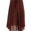 Elope Brown Pirate Parachute Skirt 2 Elope Brown Pirate Parachute Skirt -Video Game Costumes Shop pirate parachute skirt brown