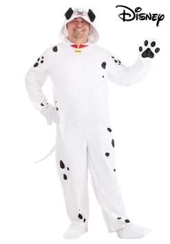 Fun Costumes Pongo Costume For Plus Size Men From Disney's 101 Dalmatians -Video Game Costumes Shop plus 101 dalmatians pongo costume onesie alt 9