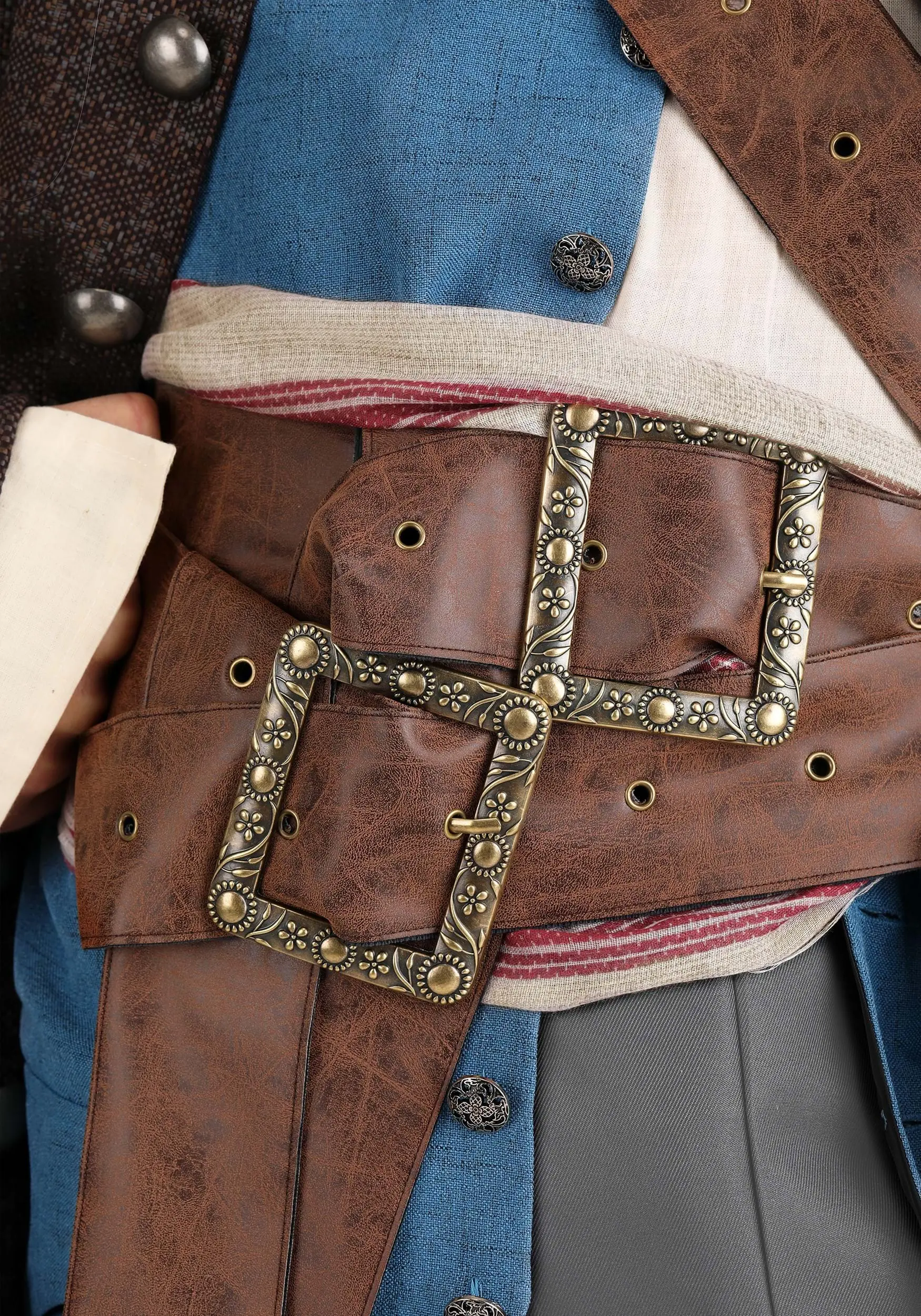 Fun Costumes Captain Jack Sparrow Costume For Plus Size Men From Disney's Pirates Of The Caribbean 10 Fun Costumes Captain Jack Sparrow Costume For Plus Size Men From Disney's Pirates Of The Caribbean - Image 8