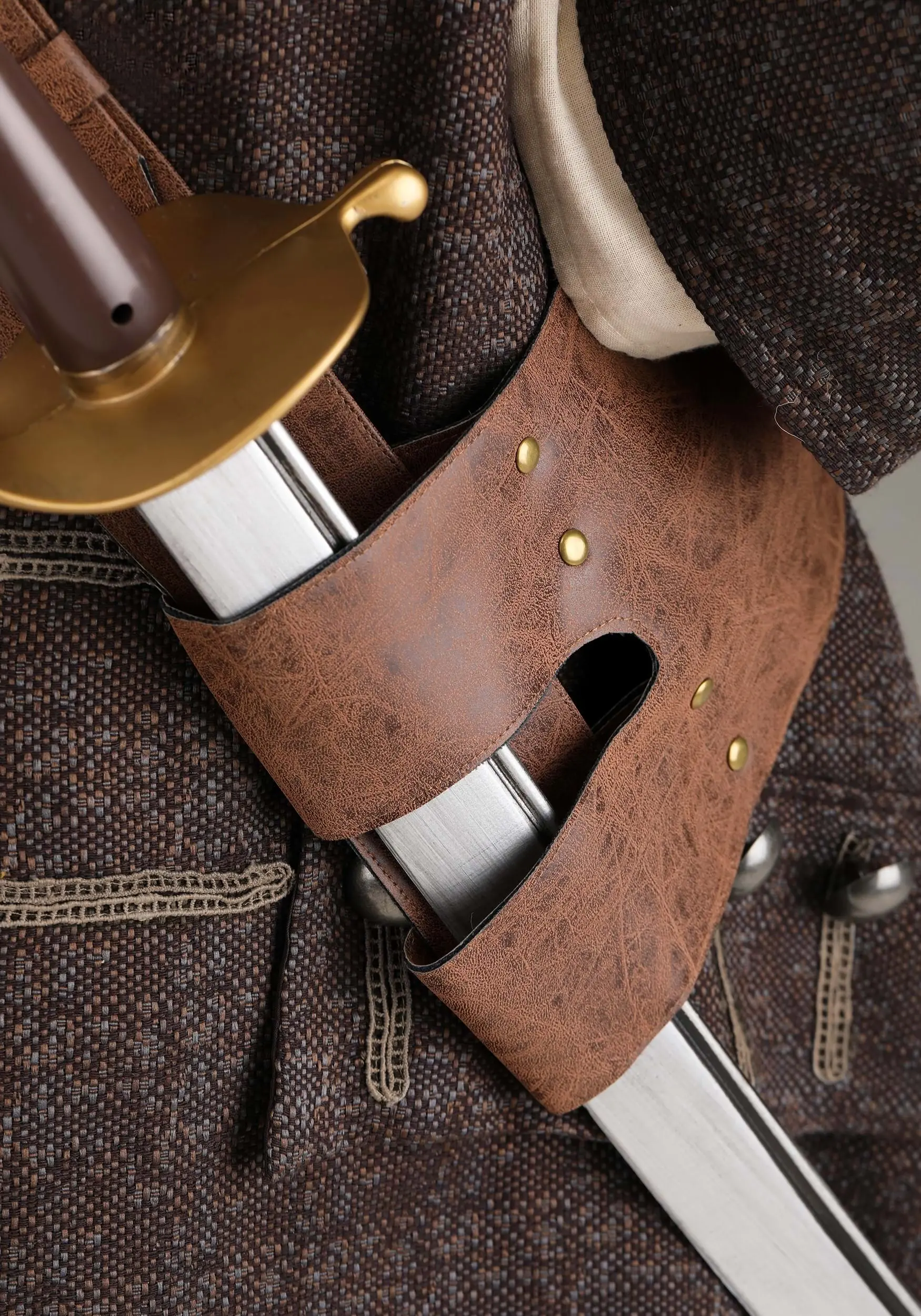 Fun Costumes Captain Jack Sparrow Costume For Plus Size Men From Disney's Pirates Of The Caribbean 13 Fun Costumes Captain Jack Sparrow Costume For Plus Size Men From Disney's Pirates Of The Caribbean - Image 11