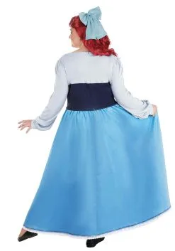 Armada Disney Plus Size Little Mermaid Ariel Costume Dress For Women -Video Game Costumes Shop plus size ariel blue dress costume alt 4