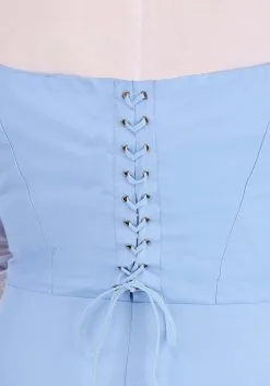 Fun Costumes Belle Blue Dress Costume For Plus Size Women From Disney's Beauty And The Beast -Video Game Costumes Shop plus size beauty and the beast belle blue dress alt 4