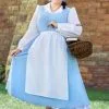 Fun Costumes Belle Blue Dress Costume For Plus Size Women From Disney's Beauty And The Beast -Video Game Costumes Shop plus size beauty and the beast belle blue dress costume 2