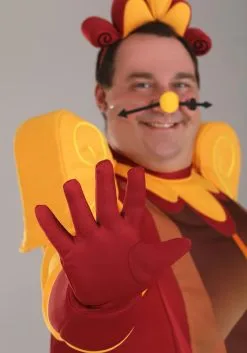 Fun Costumes Cogsworth Costume For Plus Size Men From Disney's Beauty And The Beast -Video Game Costumes Shop plus size beauty and the beast cogsworth costume alt 3