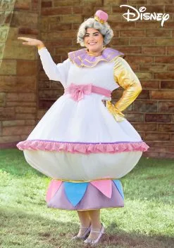 Fun Costumes Mrs. Potts Costume For Plus Size Women From Disney's Beauty And The Beast