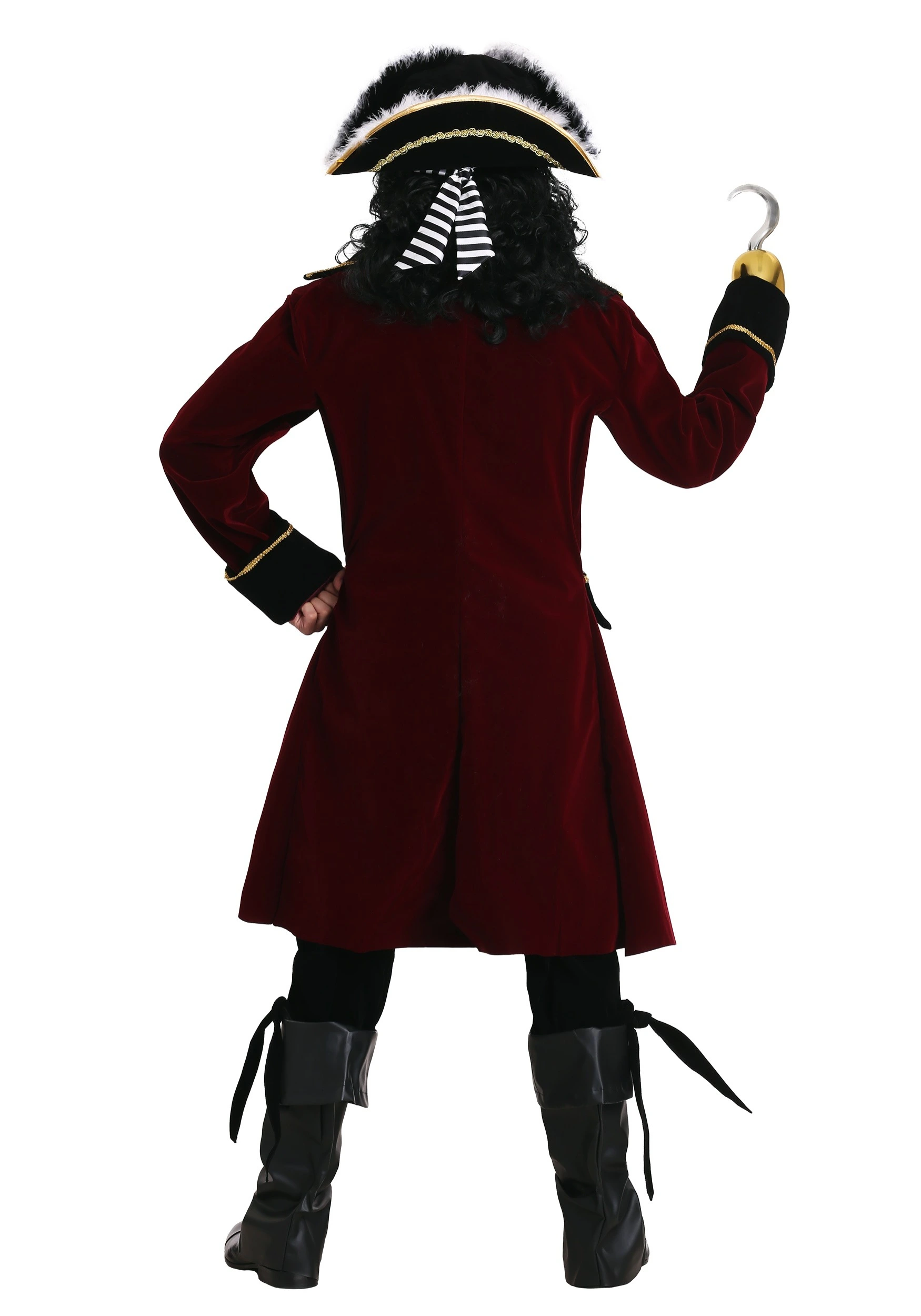 Fun Costumes Plus Size Deluxe Captain Hook Costume 4 Fun Costumes Plus Size Deluxe Captain Hook Costume - Image 2