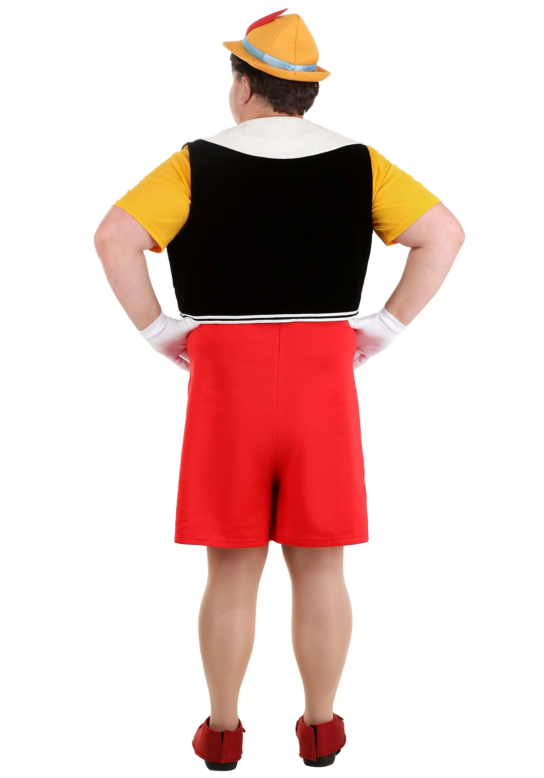 Fun Costumes Adult Plus Size Deluxe Disney Pinocchio Costume 4 Fun Costumes Adult Plus Size Deluxe Disney Pinocchio Costume - Image 2