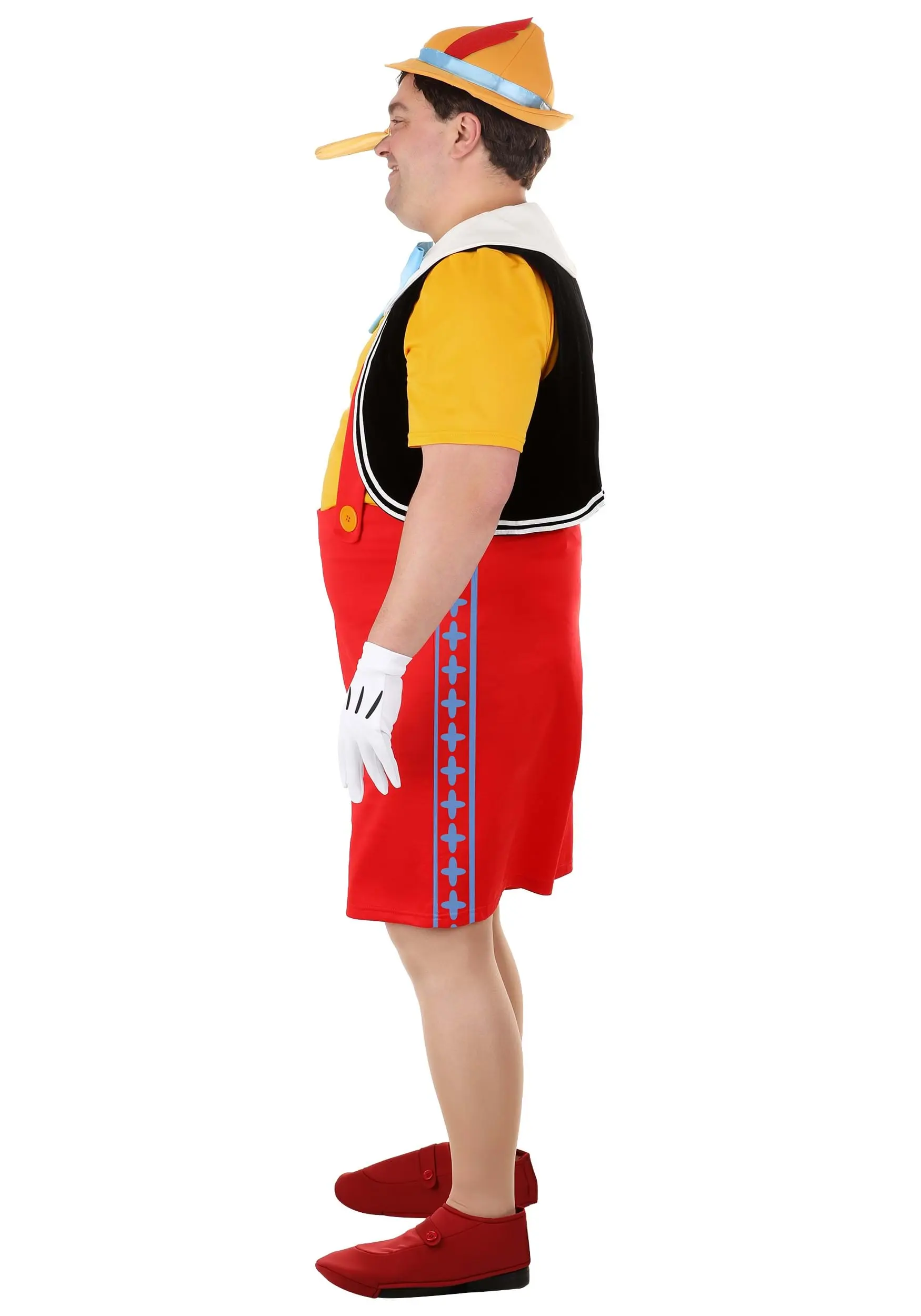 Fun Costumes Adult Plus Size Deluxe Disney Pinocchio Costume 5 Fun Costumes Adult Plus Size Deluxe Disney Pinocchio Costume - Image 3