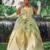 Armada Disney Princess And The Frog Women's Plus Size Deluxe Tiana Costume -Video Game Costumes Shop plus size deluxe tiana costume
