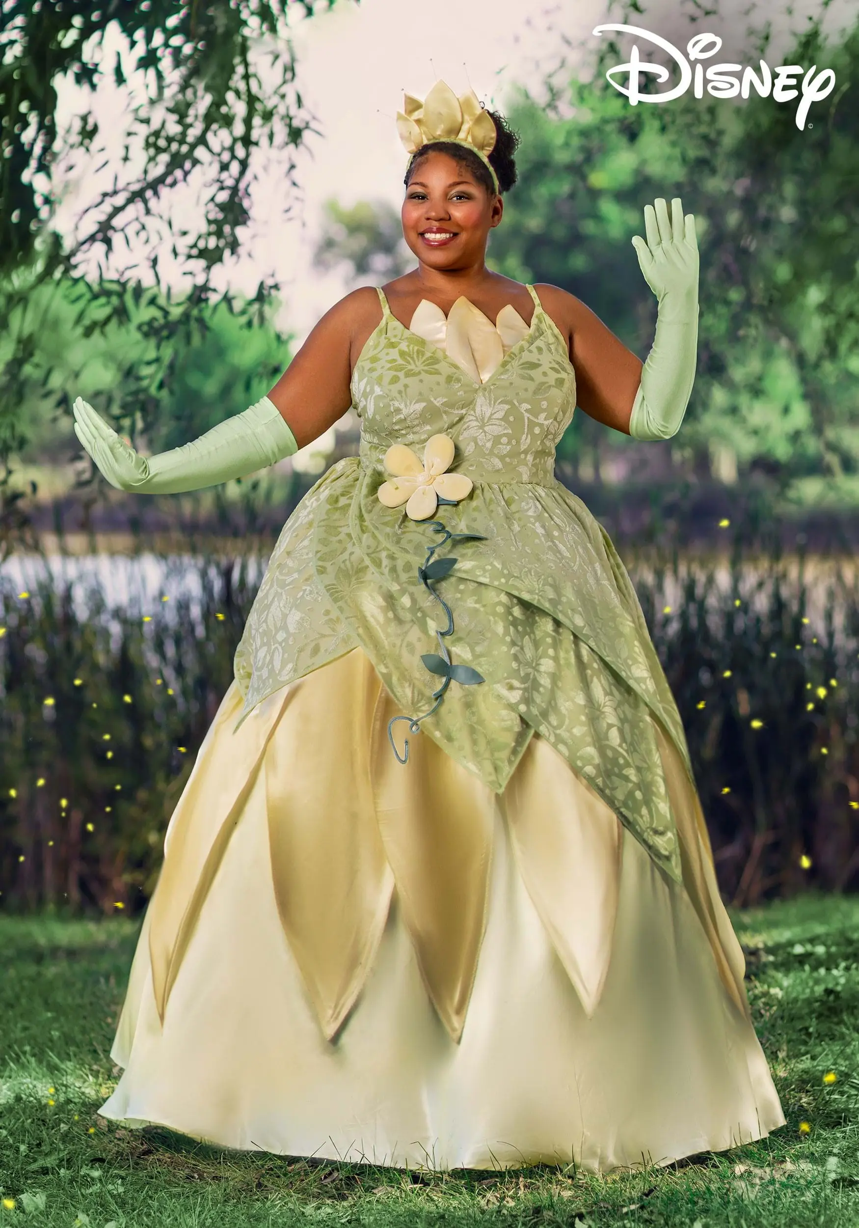 Armada Disney Princess And The Frog Women's Plus Size Deluxe Tiana Costume 3 Armada Disney Princess And The Frog Women's Plus Size Deluxe Tiana Costume
