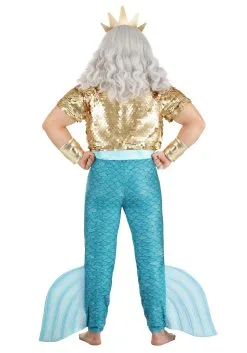 Fun Costumes Disney Plus Size Little Mermaid King Triton Costume For Men -Video Game Costumes Shop plus size king triton costume alt 6