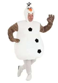 M&R TOY CO., LTD Disney Plus Size Olaf Frozen Costume -Video Game Costumes Shop plus size olaf frozen costume alt 4