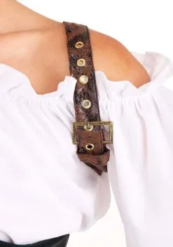 Fun Costumes Women's Plus Size Skeleton Flag Rogue Pirate Costume -Video Game Costumes Shop plus size skeleton flag rogue pirate costume for women alt4