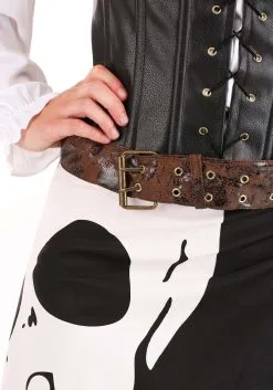 Fun Costumes Women's Plus Size Skeleton Flag Rogue Pirate Costume -Video Game Costumes Shop plus size skeleton flag rogue pirate costume for women alt5