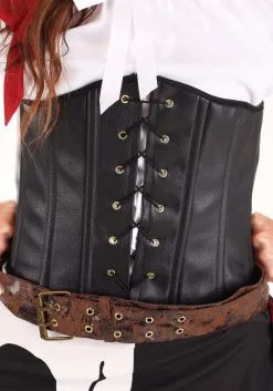 Fun Costumes Women's Plus Size Skeleton Flag Rogue Pirate Costume -Video Game Costumes Shop plus size skeleton flag rogue pirate costume for women alt8