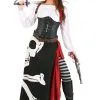 Fun Costumes Women's Plus Size Skeleton Flag Rogue Pirate Costume 1 Fun Costumes Women's Plus Size Skeleton Flag Rogue Pirate Costume -Video Game Costumes Shop plus size skeleton flag rogue pirate costume for women main