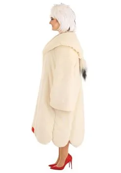 Fun Costumes Cruella De Vil Coat Costume For Plus Size Women From Disney's 101 Dalmatians 21 Fun Costumes Cruella De Vil Coat Costume For Plus Size Women From Disney's 101 Dalmatians -Video Game Costumes Shop plus size womens deluxe cruella de vil costume alt 9