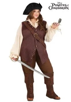 Fun Costumes Women's Plus Size Disney Pirates Of The Caribbean Elizabeth Swann Costume 14 Fun Costumes Women's Plus Size Disney Pirates Of The Caribbean Elizabeth Swann Costume -Video Game Costumes Shop plus sizes elizabeth swann alt 5