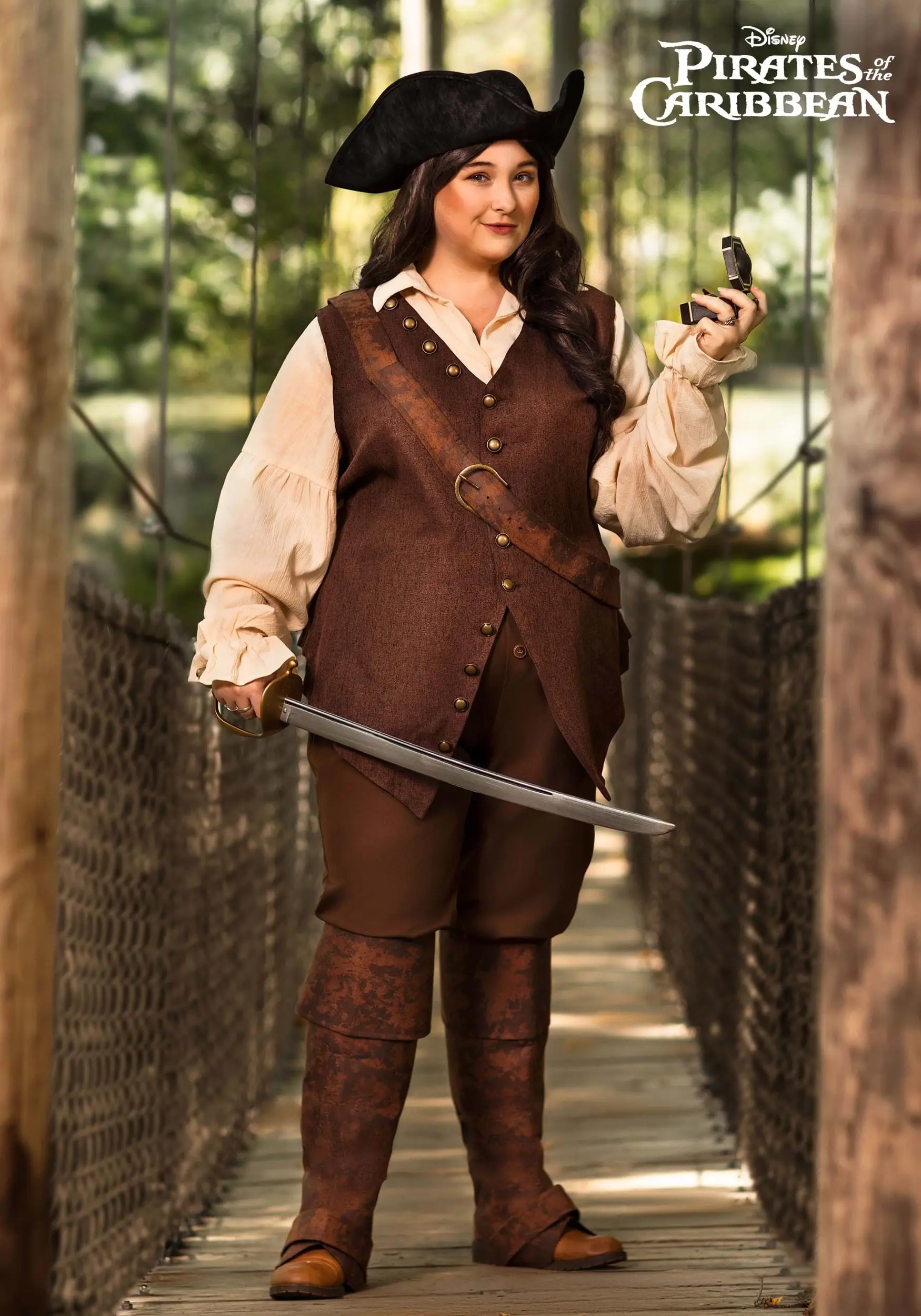Fun Costumes Women's Plus Size Disney Pirates Of The Caribbean Elizabeth Swann Costume 3 Fun Costumes Women's Plus Size Disney Pirates Of The Caribbean Elizabeth Swann Costume