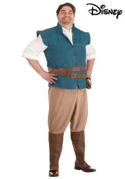 Fun Costumes Flynn Rider Costume For Plus Size Men From Disney's Tangled -Video Game Costumes Shop plus tangled flynn rider costume alt 3