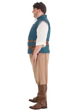 Fun Costumes Flynn Rider Costume For Plus Size Men From Disney's Tangled -Video Game Costumes Shop plus tangled flynn rider costume alt 5