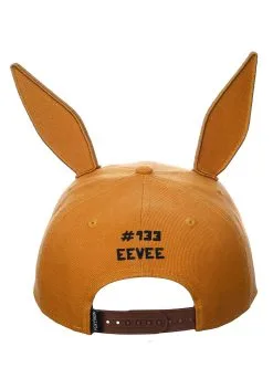 Bioworld Merchandising / Independent Sales Pokemon 3D Cosplay Eevee Pre-Curved Snapback Hat -Video Game Costumes Shop pokemon 3d cosplay eevee pre curved snapback alt 2