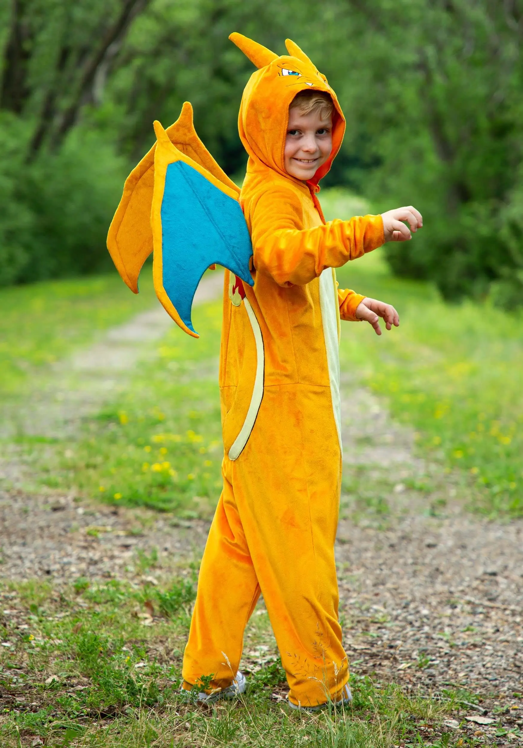 Disguise Limited Kid's Pokémon Charizard Deluxe Costume 5 Disguise Limited Kid's Pokémon Charizard Deluxe Costume - Image 3