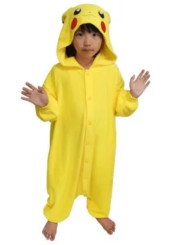 Sazac Kid's Pokémon Pikachu Kigurumi Costume