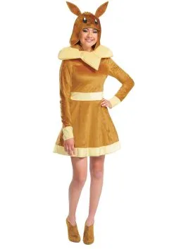 Disguise Limited Pokémon Eevee Women's Dress Costume -Video Game Costumes Shop pokemon womens eevee dress costume alt 3