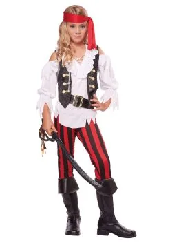 California Costume Collection Girl's Posh Pirate Costume