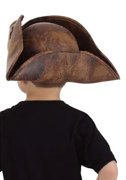 Elope Disney Boy's Pirates Of The Caribbean Jack Sparrow Toddler Hat -Video Game Costumes Shop potc toddler jack sparrow hat alt 3
