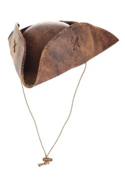 Elope Disney Boy's Pirates Of The Caribbean Jack Sparrow Toddler Hat -Video Game Costumes Shop potc toddler jack sparrow hat alt 4