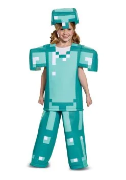Disguise Prestige Minecraft Kid's Armor Costume -Video Game Costumes Shop prestige minecraft kids armor costume alt