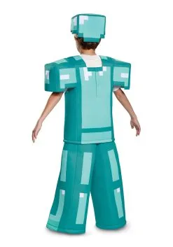 Disguise Prestige Minecraft Kid's Armor Costume -Video Game Costumes Shop prestige minecraft kids armor costume back