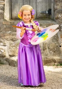Disguise Child Rapunzel Classic Costume -Video Game Costumes Shop rapunzel classic child costume alt 2